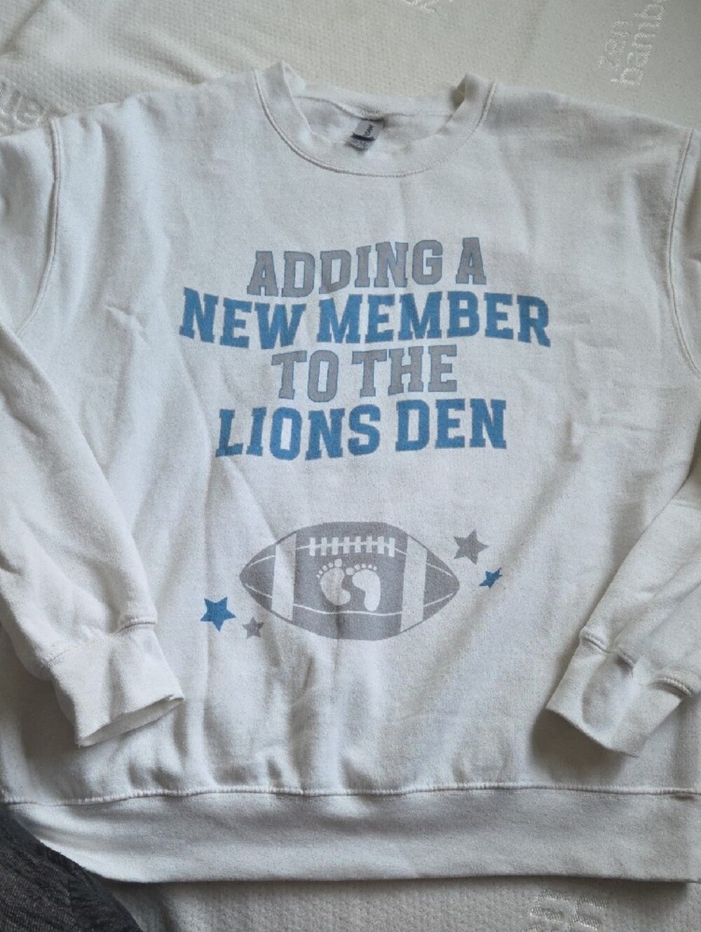 NFL Lions Maternity Crewneck